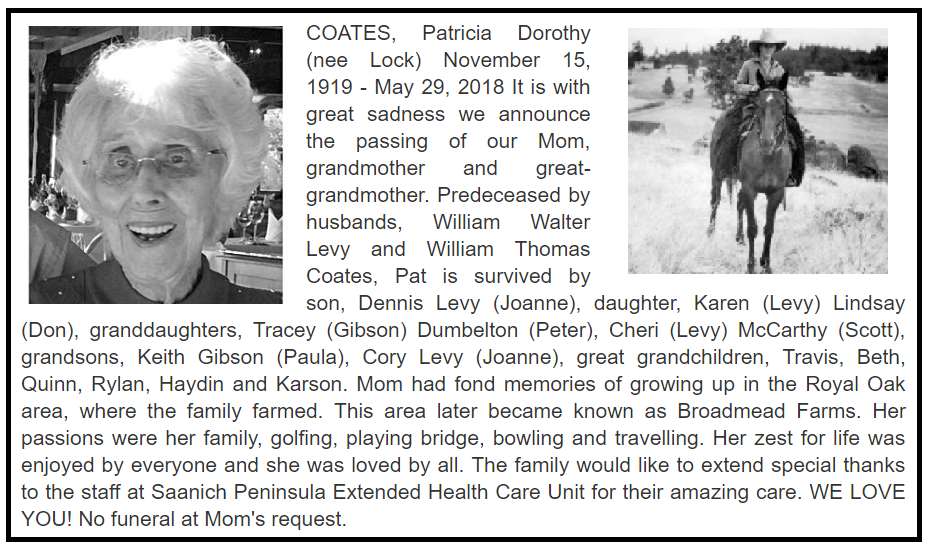 Royal Oak School Yard Obituaries