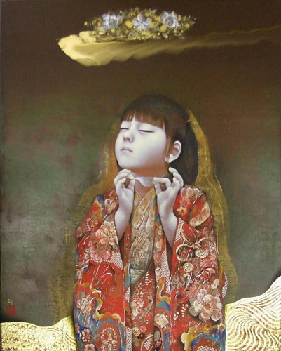 智内兄助 絵画 花含