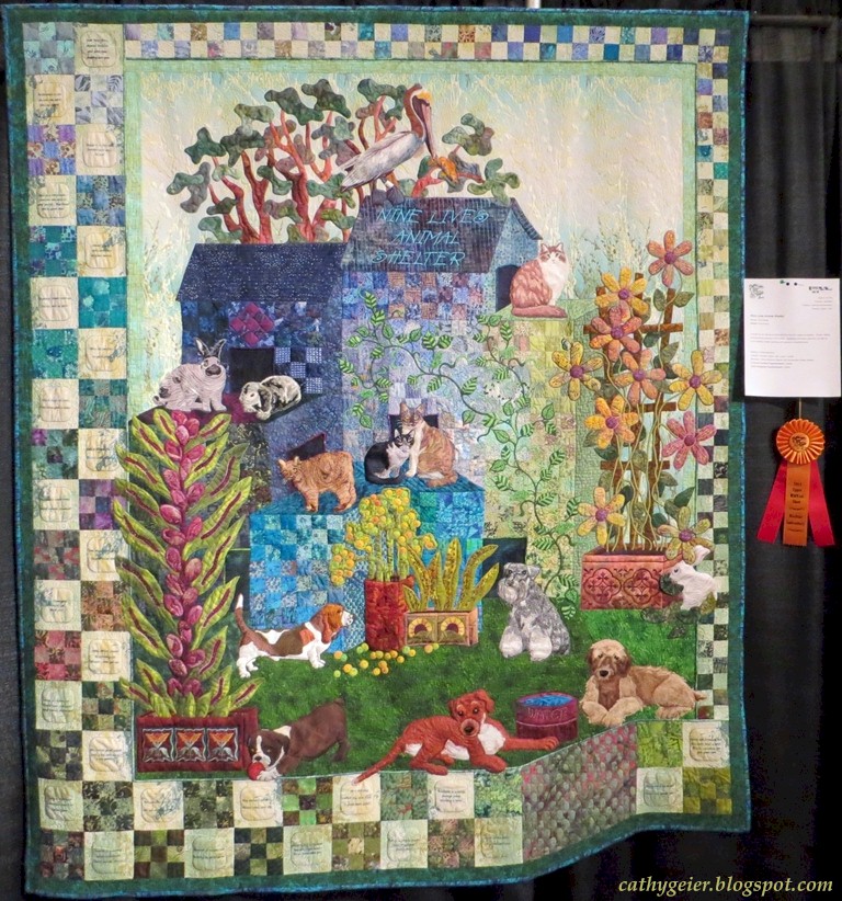 Cathy Geier's Quilty Art Blog Upper Midwest Quilt Show Ann Horton