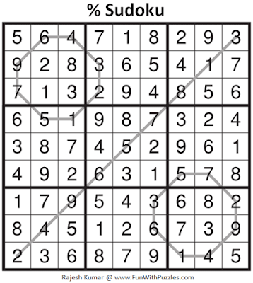 Answer of % Sudoku Puzzle (Daily Sudoku League #214)