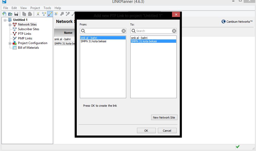 Konfigurasi Cambium LinkPlanner | TempatnyaBERBAG!
