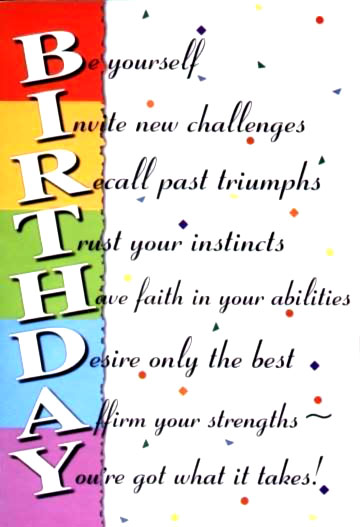 Decent Image Scraps: Birthday Wishes