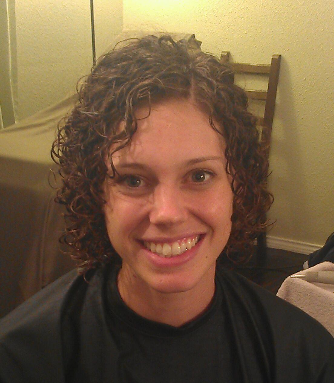 Salon Sovay stylist, Sovay, creates a beautiful perm/body wave