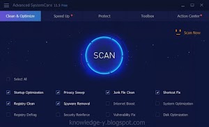 تحميل أفضل برنامج لتنظيف وتسريع الكمبيوتر واللاب توب 2019|download Advanced SystemCare  - عالم المعلومات