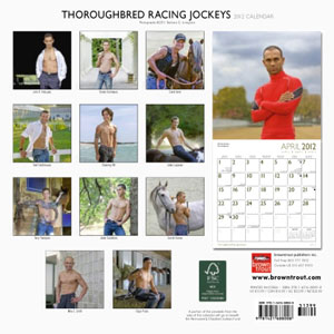 jockey calendar beefcake tracks horse benefits thoroughbred