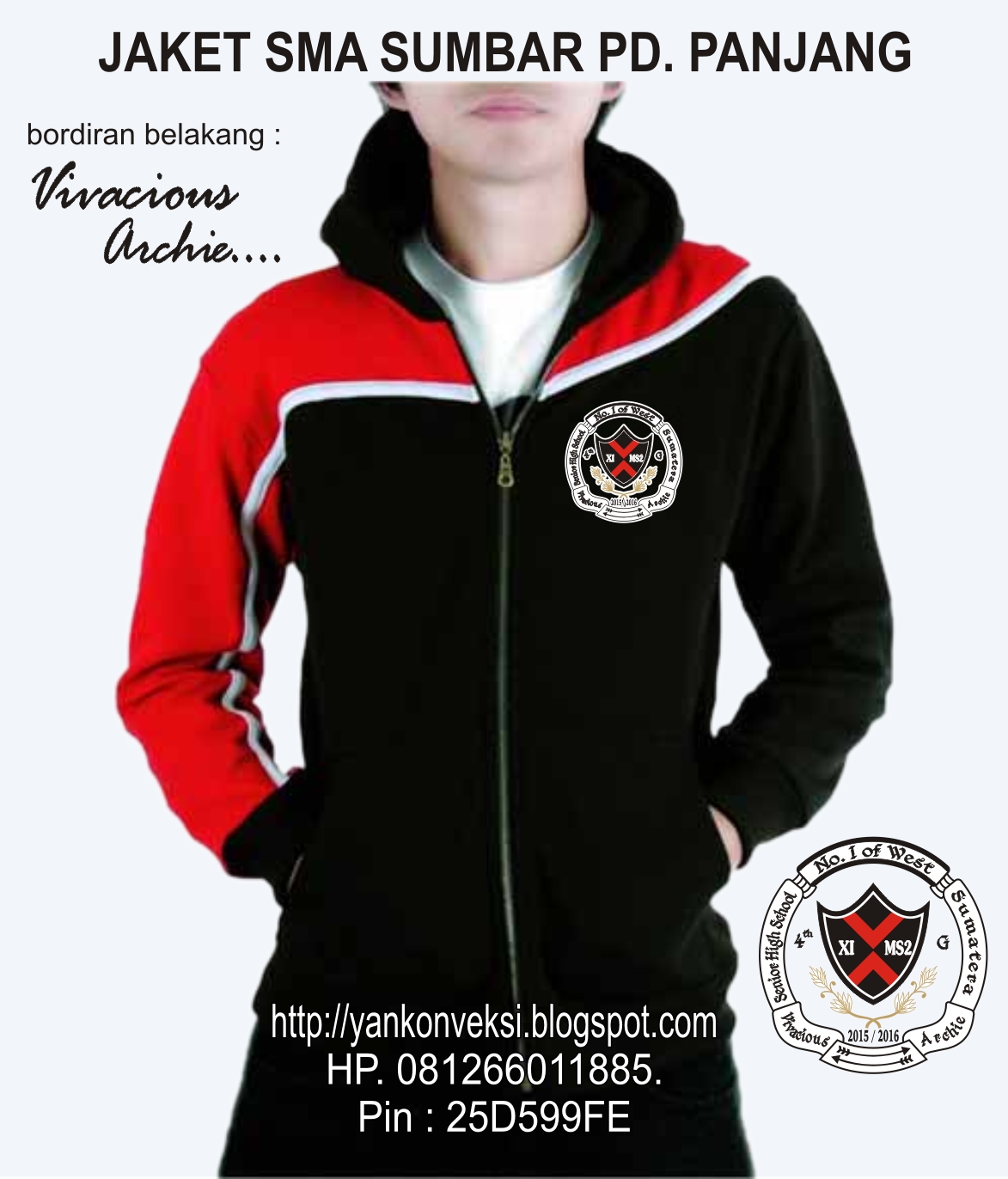 JAKET PESANAN SMA SUMBAR PADANG PANJANG