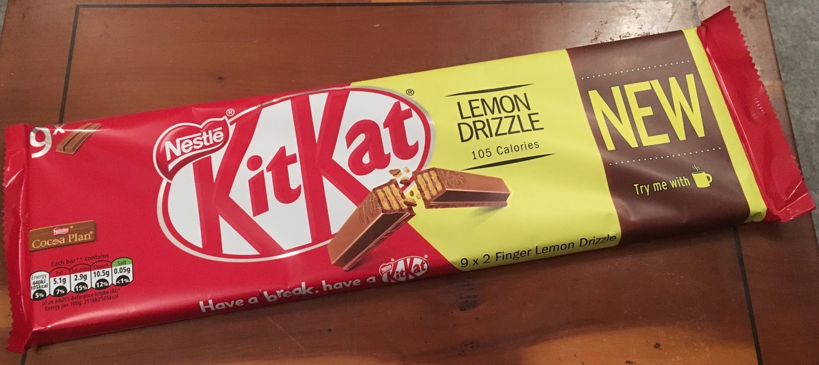 FOODSTUFF FINDS Kit Kat Lemon Drizzle (Ocado) By SpectreUK