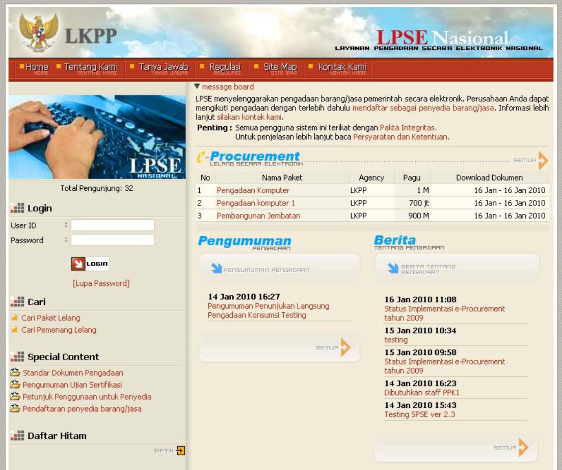 CARA UPLOAD,ENKRIPSI, DAFTAR DI LPSE SELURUH INDONESIA