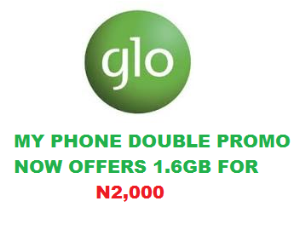 Glo now offers 1.6GB internet data bundle for browsing on PC and other devices for 1 month and for N2,000