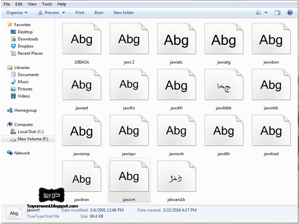 installer font jawi installer font jawi