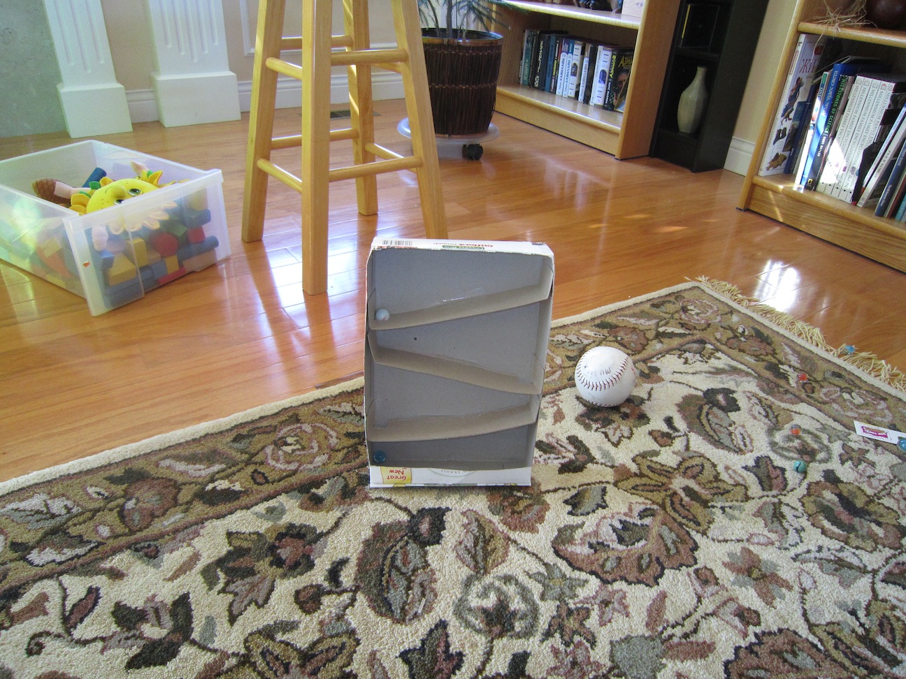 Children Kingdom Cereal box marble run