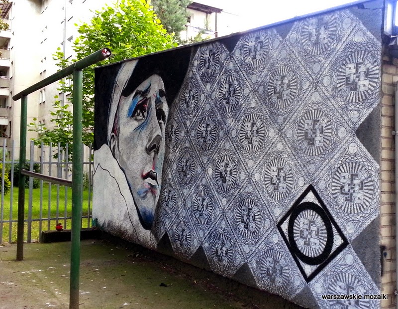 warszawa stolica mural wola graffiti blok ściana trzepak