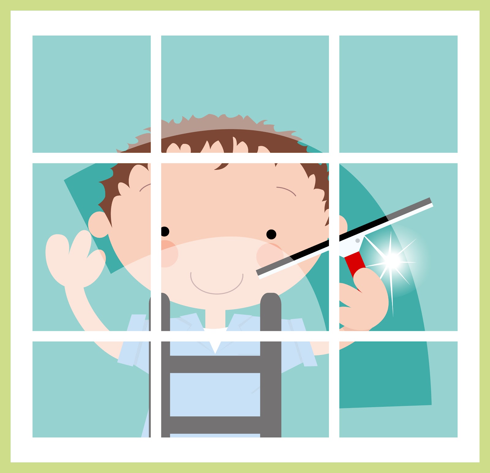 window cleaner clipart - photo #37