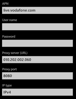 Vodafone Australia 4G APN Settings for Nokia Lumia