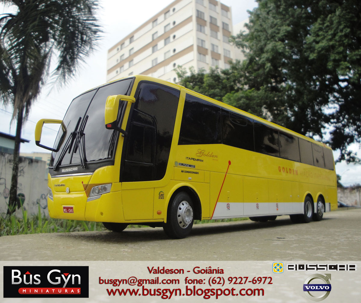 Busgyn Miniaturas: Miniatura Elegance 360 Volvo B12R Viação Itapemirim