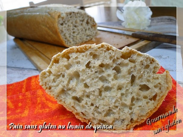 gourmande sans gluten: recette de pain sans gluten facile, au levain