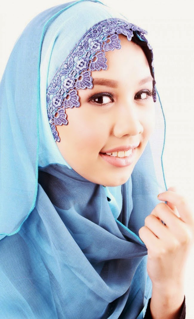 New Hijab  2014 hijab colors  blue