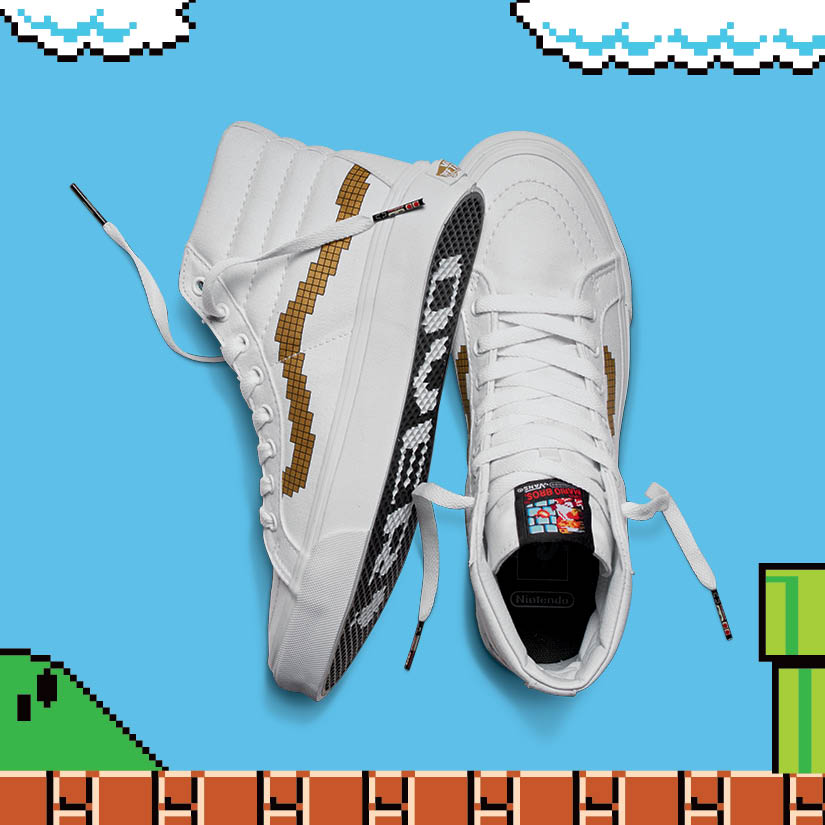 VANS x NINTENDO vans-x-nintendo, vans-nintendo, vans-Super-Mario-Bros, vans-zelda, vans-Duck-Hunt, vans-Donkey-Kong, vans-peach, vans-tie-dye, vans-power-up, vans-mario-bros, vans-princesse-peach, vans-game-over, vans-Classic-Slip-on, vans-Authentic, du-dessin-aux-podiums-dudessinauxpodiums