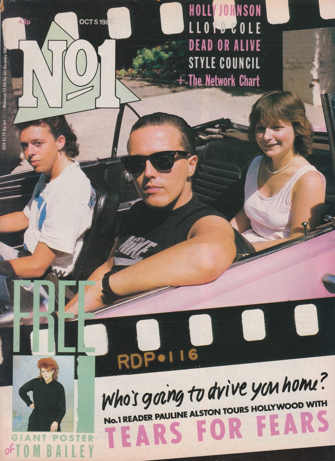 Top Of The Pop Culture 80s Tears For Fears Number One Magazine 1985
