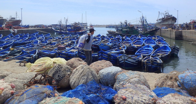 Essaouira fishing harbor, Morocco Essaouira fishing harbor, Morocco