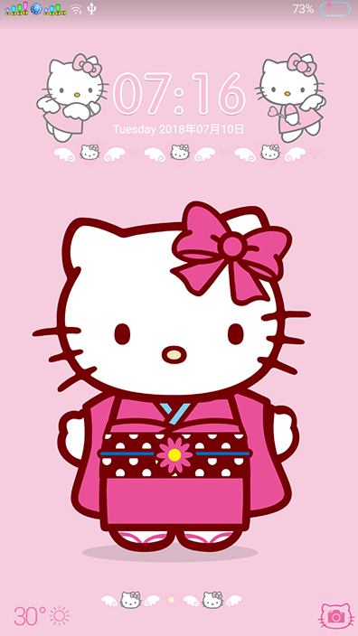 Oppo Theme: Oppo Hello Kitty New Pastel Theme