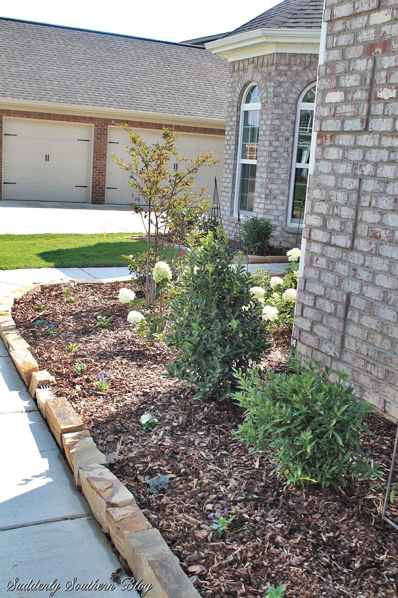 Suddenly Southern : Fall Landscape and Porch