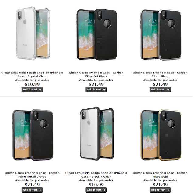 Olixar has started manufacturing iPhone 8 cases and made available for pre-order months via seller Mobile Fun ahead of its release