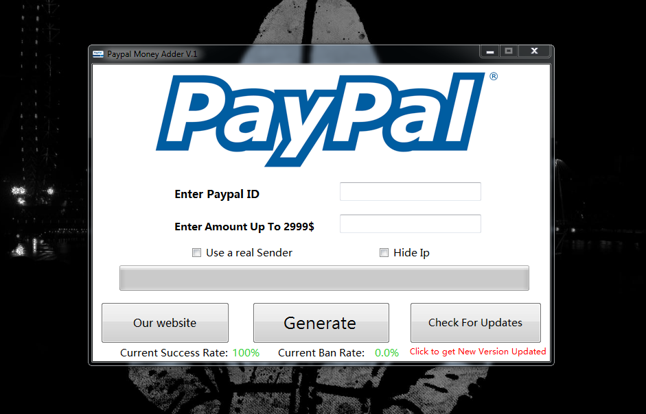 Paypal Money Adder Add unlimited money to your account! NEW 2018 Direct Download FREE