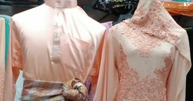 baju pengantin pink gold 