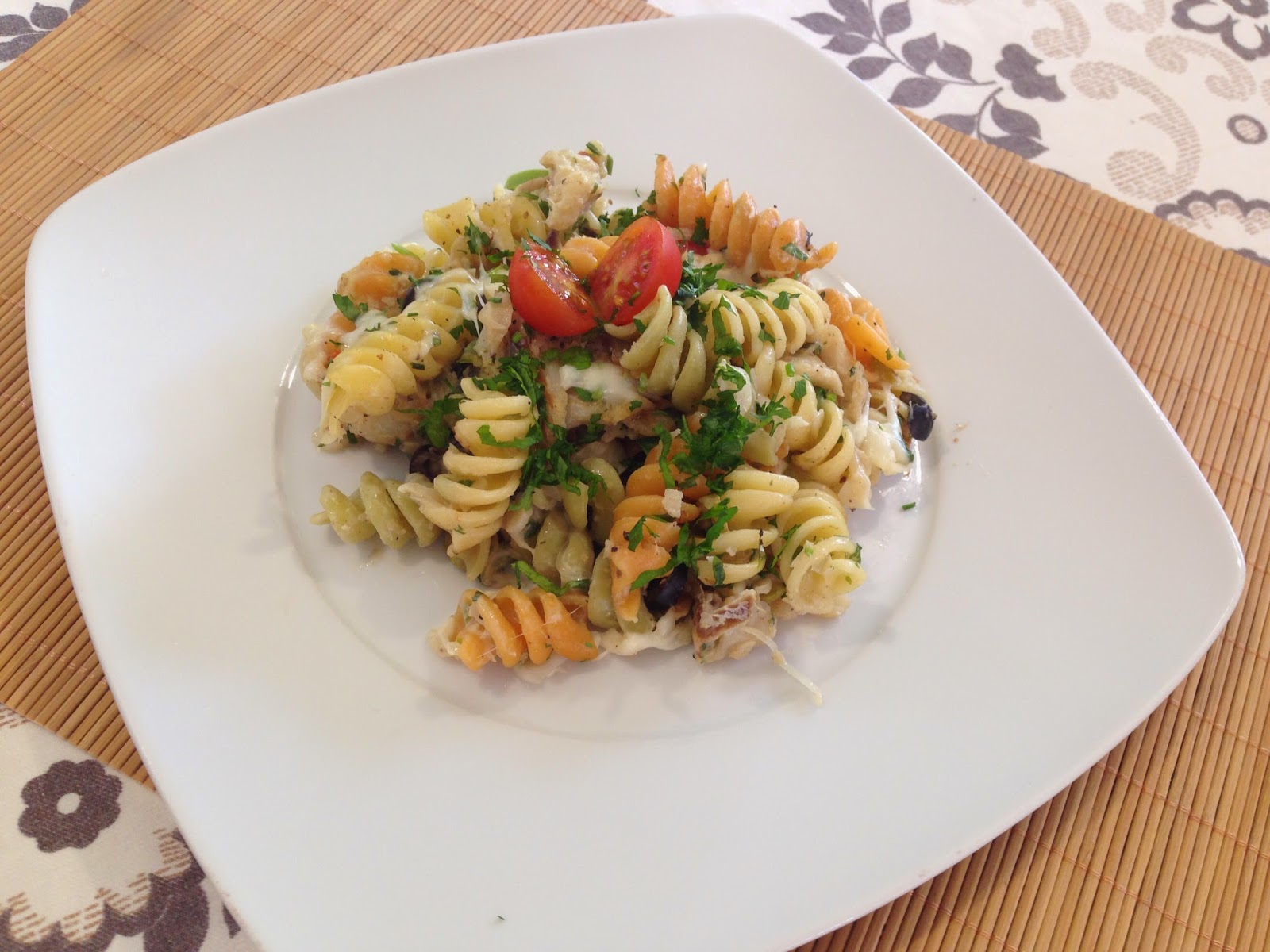 Massa de Bacalhau com Natas Gratinada