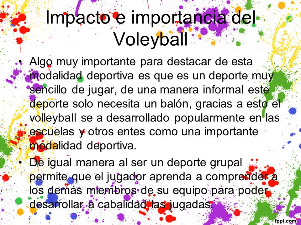 La importancia del Volleyball Impacto e importancia del volley