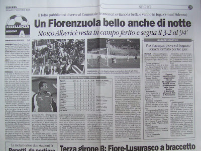 blog US FIORENZUOLA CALCIO 1922 Eccellenza 20052006, EmiliaRomagna