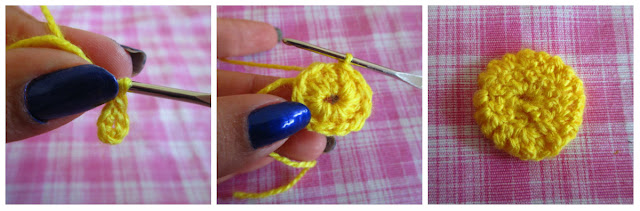 Accesorios para el cabello con crochet