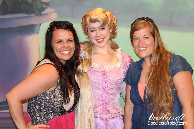 Trip to Disney world disneyland with Rapunzel