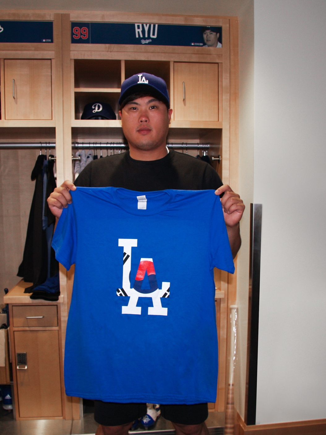dodgers korean night hat