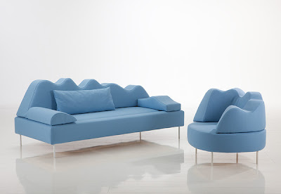 blue sofa