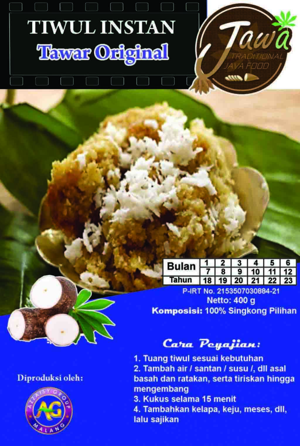 Tiwul Instan, Tiwul Instan, Tiwul Instan