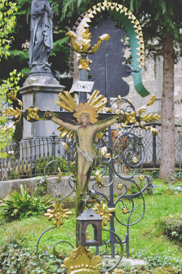 Salzburg Jesus grave marker