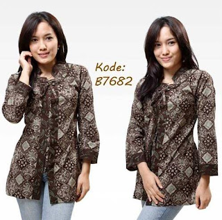 model baju batik kantor lengan panjang tampil cantik model baju batik kantor lengan panjang tampil cantik