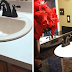 She Transformed Her Old Laminate Countertops To Look Like Marble Stone In Just 30 Minutes!