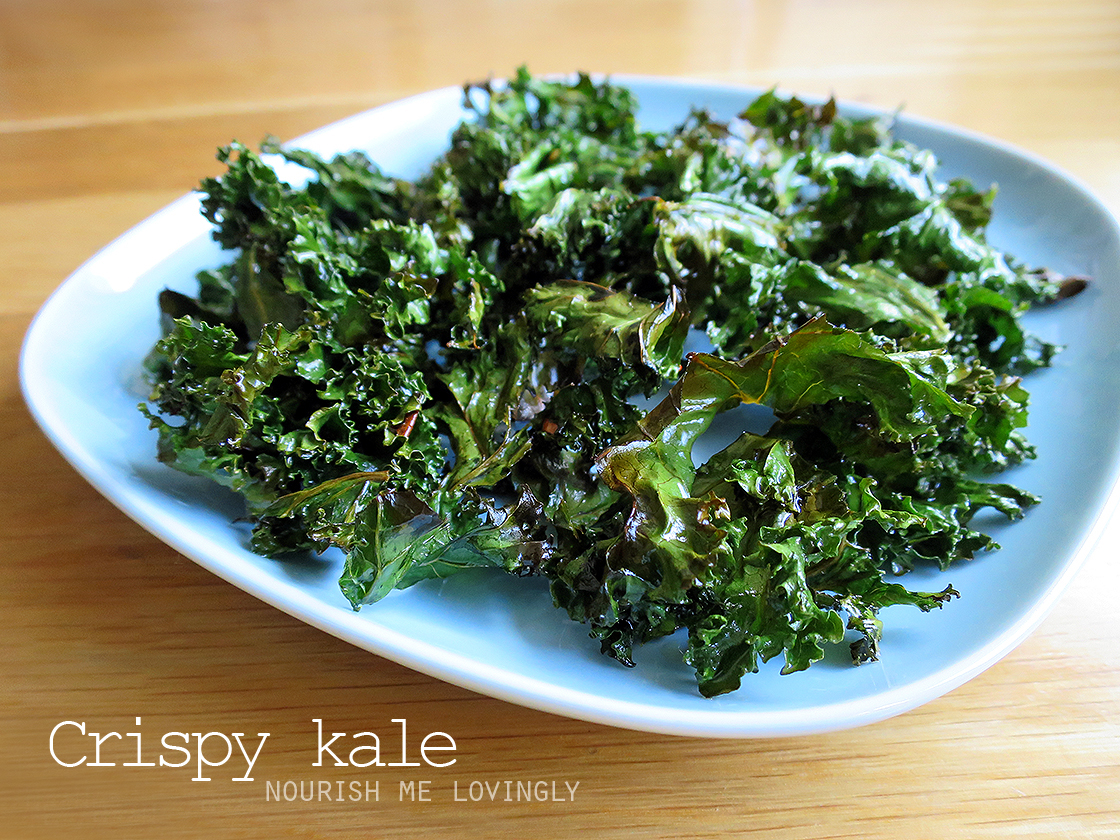 Nourish me lovingly Crispy kale