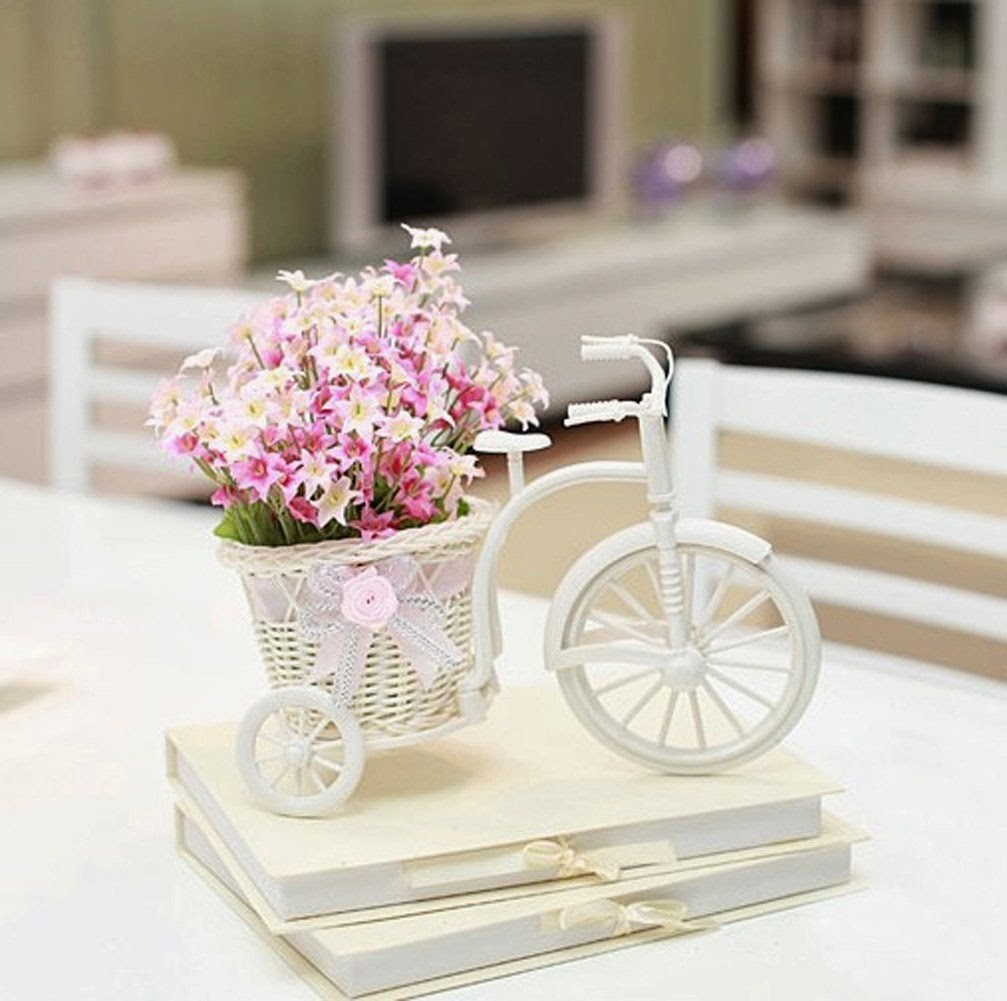 bicycle flower home decoration