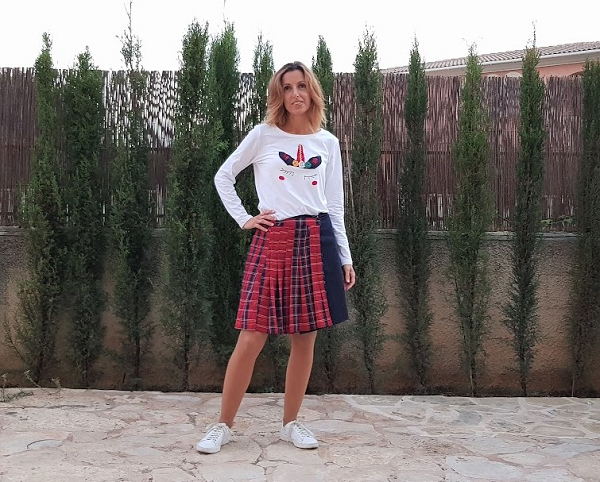 camiseta unicornio hecha a mano