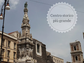 Le città col più grande centro storico in Europa. Napoli Piazza del Gesù Nuovo