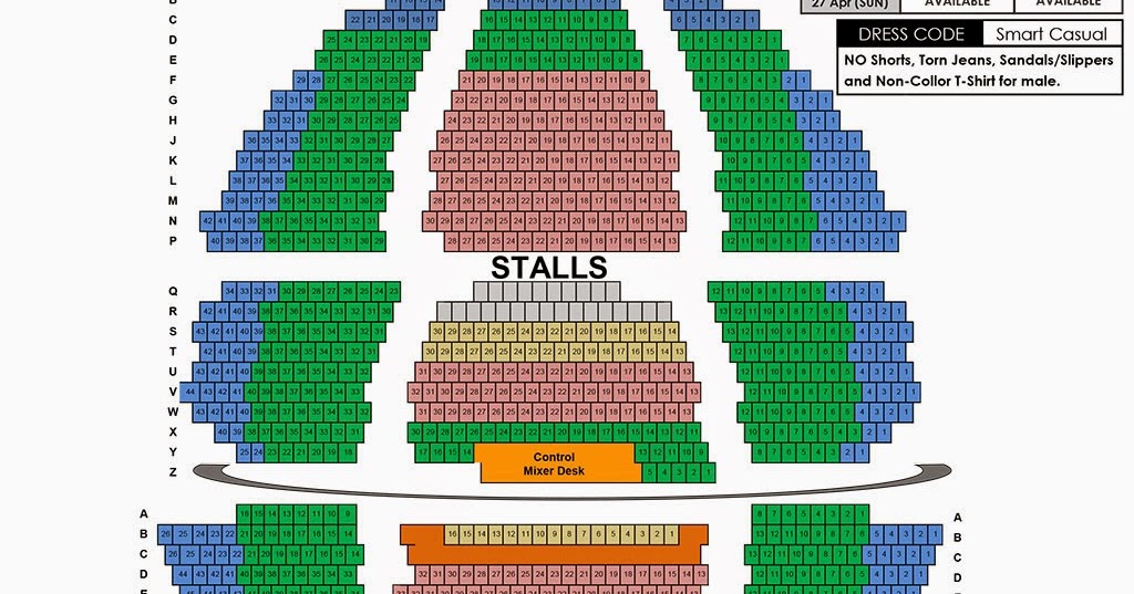 istana budaya seating arrangement Abigail Bower