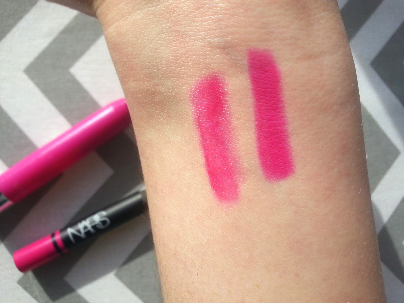 NARS Yu Dupe Swatches Review