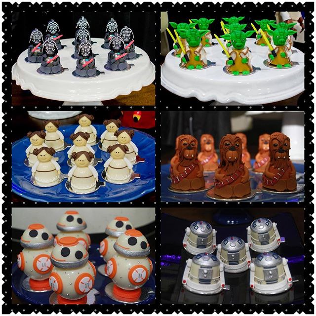 Doces star wars festa star wars