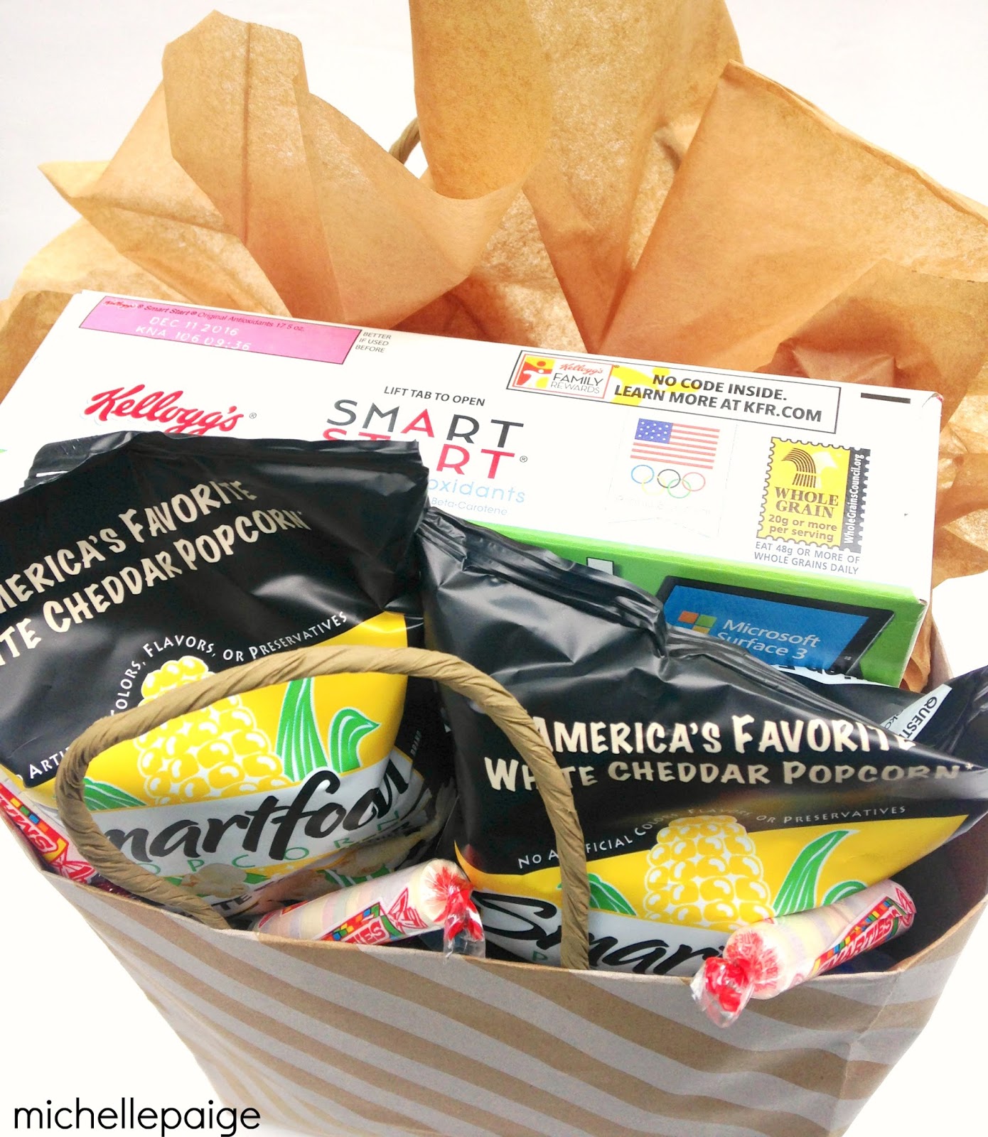 michelle paige blogs College Finals 'Smart' Gift Bag