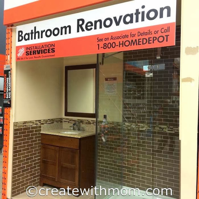 home depot bathroom renovation
