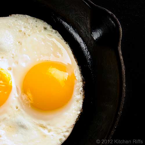 Fried Eggs in frying pan